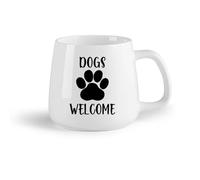 DEBINGY Tazza Gli animali domestici sono benvenuti nei negozi, nelle attività commerciali che accettano animali, nei ristoranti, nei bar, nei saloni di bellezza e nei supermercati. （14oz/400ml）
