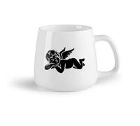 DEBINGY Tazze da caffè, tazze da tè e caffè un angelo cupido che dorme （14oz/400ml） Il regalo ideale per la colazione, matrimoni, compleanni, regali per donne, festa del papà, mamma, ragazze, ragazzi