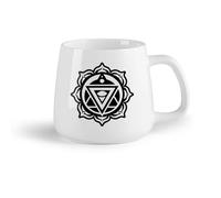 DEBINGY Tazze grandi da tè, caffè e cioccolata calda simbolo yoga （14oz/400ml） Il regalo ideale per la colazione, matrimoni, compleanni, regali per donne, festa del papà, mamma, ragazze, ragazzi