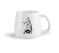 DEBINGY Tazze grandi da tè, caffè e cioccolata calda Teiera di bambù （14oz/400ml） Il regalo ideale per la colazione, matrimoni, compleanni, regali per donne, festa del papà, mamma, ragazze, ragazzi