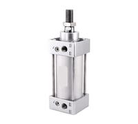 DEBLAN Pequeño Cilindro neumático estándar de Alto Empuje SC63X125 Carrer 125 mm Empuje 124 KG actuadores neumáticos for automatización Industrial Movimiento Lineal