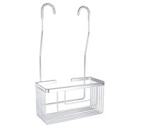 Deblanch Cesto Ducha Colgante de Aluminio Gris | Organizador de Ducha | Inoxidable | Soporte champú y Gel | Compatible con grifos de Ducha | Instalación sin Herramientas | para hogar y Hotel
