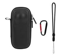 DEBMALE Insta360 X5 - Funda de transporte portátil de poliuretano duro para cámara de acción Insta360 X5/X4, funda protectora con mosquetón