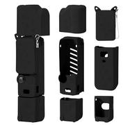DEBMALE Osmo Pocket 3 Funda de Silicona - Funda Protectora para Lente de Cámara Resistente a Arañazos Compatible con dji Osmo Pocket 3 Creator Combo Accesorios (Negra)