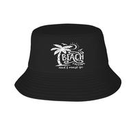 Debo IR A La Playa Sombrero De Pescador ala Ancha Sombrero De Sol Exterior con Flat Top para Pesca Senderismo Playa Deportes Todas Las Estaciones