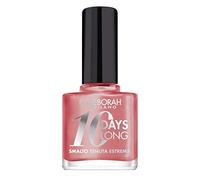 Deborah Esmalte 10 Days Long N.523 Pearly Peach, duración hasta 10 días sin retoques ni lámpara UV, para uñas nutridas y luminosas