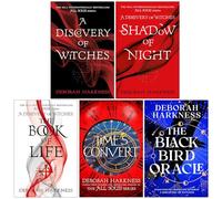 Deborah Harkness All Souls Series 1-5 Books Collection Set (A Discovery of Witches, Shadow of Night, The Book of Life, Time's Convert & The Black Bird Oracle)