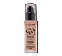 Deborah Milano - Base líquida Extra Mat Perfection SPF 20 , 04 Apricot, Efecto mate de larga duración, fórmula hidratante y matificante sin transferencia y alta cobertura, deja una piel uniforme. , 30 ml