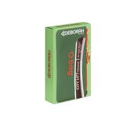 Deborah Milano Beauty Kit Obag Gummy Pouch Green & Orange | Idea de regalo para maquillaje, contiene máscara City Lift Brown