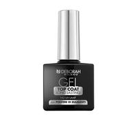 Deborah Milano - Esmalte Top Coat efecto gel para uñas, sin lámpara UV, acelera el secado y sella el color, con polvo de diamantes para dar brillo extremo, 8,5 ml
