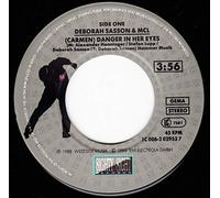 Deborah Sasson - (Carmen) Danger in her eyes (1988, & MCL) / Vinyl single [Vinyl-Single 7'']