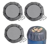 Debris Cover Drawstring | Outdoor Rain Barrel Covers Netting For Outdoor Garden Yard Patio Greenhouse Backyard Farms | Rain Barrel Net Cover | Protector Netting with Drawstring |