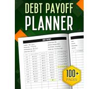 Debt Payoff Planner: 100+ Pages To Organize Your Finances (8.5 x 11 Debt Payoff Tracker)