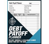 Debt Payoff Planner: Financial Freedom Tracker, Track, Plan, and Pay Off Your Debt with Confidence. Helps You Take Control of Your Finances. Valuable tips on repayment methods: Snowball and Avalanche.