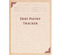 Debt Payoff Tracker: Repayment Planner for Adults and Students,
