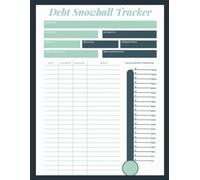 Debt Snowball Tracker: Take Control of Your Finances! Track Payments, Stay Motivated, and Achieve Debt-Free Success with This Simple & Effective Planner