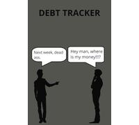 Debt Tracker Book: Debt Tracker Logbook | 110 Pages | Organize, Pay Off & Stay on Top of Your Finances-Easy-to-Use Planner for Budgeting & Debt Management.
