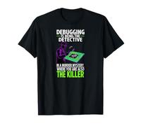 Debugging Is Being The Detective Programmer Code Camiseta