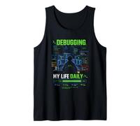 Debugging My Life Daily - Camiseta Programador Camiseta sin Mangas