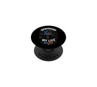 Debugging My Life Daily Gamer Coffee Design PopSockets PopGrip Adhesivo