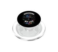 Debugging My Life Daily Gamer Coffee Design PopSockets PopGrip para MagSafe