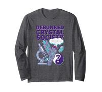 Debunked Crystal Society Escéptico Bienestar Humor Ciencia Manga Larga