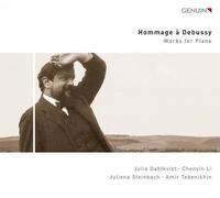Debussy : L'uvre pour piano seul, vol. 1-4. Steinbach, Tebenikhin, Li, Dahlkvist.