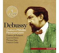 Debussy : Quatuor, Mélodies, Pièces pour piano. Danco, Haas, Gulda.