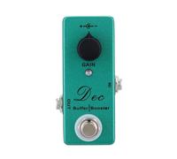 Dec Buffer Booster Pedal de efecto guitarra eléctrica Mini Clean Boost Pedal True Bypass Accesorios de piezas de guitarra