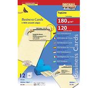 Decadry OCC-3346 - Tarjetas de visita (85 x 54 mm, 120 unidades)