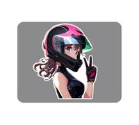 Decal Sticker for Lady Rider, Weather Resistant, Automotive Decals | Eye-Catching Motorsport Car Bumpers Vehicle Rear Window Side Window Trucks Motorcycles Helmets, Laptops