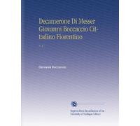 Decamerone Di Messer Giovanni Boccaccio Cittadino Fiorentino: V. 1