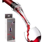 Decantador Aireador de Vino Antigoteo. Dispensador Oxigenador de Vino. Accesorio de Cocina y Vinoteca para Servir los Vinos con la Botella. Escanciador de Sidra Manual. (Transparente)