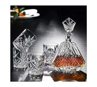 Decantador， Carafe red Wine Decanter Glass Decanter Personality Wine Decanter and Glasses Set Crystal Glass Decanter Set Gifts for Men