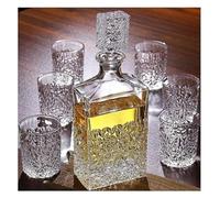 Decantador, Carafe red Wine Decanter Wine Decanter 7 Piece Decanter and Glasses Set Decanter 850 Ml and 6 Glasses