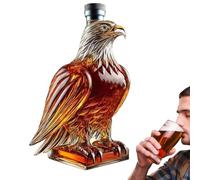 Decantador de águila, botella de whisky con forma de animal, recipiente coleccionable, diseño elegante para decoración del hogar, boda, día del padre, despedida de soltero, artículo de coleccionista