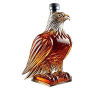 Decantador de águila, botella de whisky de animales de vidrio, contenedor de licor novedoso para hombres, coleccionistas, uso doméstico, día del padre, degustación de vino tinto, despedida de soltero