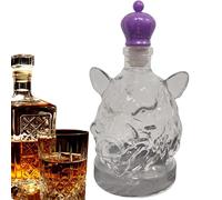 Decantador de animales de - whisky jarra de vino, Drinkware para Bourbon Brandy Tequila, Elegante Bar Decoración, pantalla elegante | Inicio Sala de estar estante Gabinete de cumpleaños