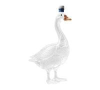 Decantador de licor de ganso, 350 ml, botella de vidrio esculpida para vodka, bourbon, licores y bebidas, decoración de central, decantador de licor, botella de pájaro, dispensador de bebidas, de
