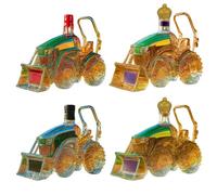 Decantador de tequila - Fiestas Botella de licor de tractor 3D | 1 * Decantador de tractor | 7.09 x 5.12 x 5.12 en de vidrio Almacenamiento para bares de bar Men Mujeres Amantes de whisky De