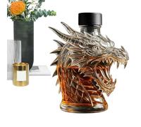 Decantador De Vidrio - Decantador De Whisky Dragon, Taza De Licor Con Diseño De Humor, Regalo Para Hombres | Beber En Casa, Degustación, Colección Del Día Del Padre, Uso En Interiores