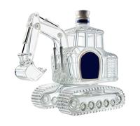 Decantador de Vino,Botella de Vidrio con Forma de Excavadora, Dosificador de Licor | Recipiente para Whisky con Almacenaje | Para Bar en Casa, Regalo para Hombre, Padre, Cumpleaños, Boda