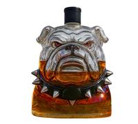 Decantador de vino | Bulldog Whiskey Decantador de gran capacidad | Dispensador de alcohol, coleccionable decoración del hogar, brandy tequila vodka bourbon, accesorios de bar regalo para los amantes