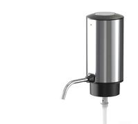 Decantador de vino eléctrico con aerator de acero inoxidable, recargable a través de USB-C, para decantar y airear botellas de vino rápidamente, compatible con botellas de vino estándar