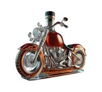 Decantador de vino para motocicleta - Aireador de alcohol en botella de diseño para bicicleta de crucero, jarra dispensador de vodka para whisky vintage, centro de mesa decorativo para mesa de bar