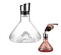 Decantador de Vino Tinto 1.5L de Cristal con Aireador y Filtro Incorporados - No Gotea al Verter, Capacidad 1500ml - Ideal como Regalo