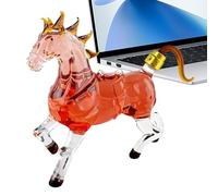Decantador de vino tinto de 1000 ml - Dispensador para animales decorativos, botella de whisky con diseño de caballo, accesorio para bar en casa, copas para cócteles, para hombre, pareja de novios