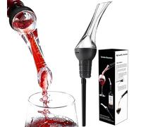 Decantador de Vino y Aireador con Bomba de Vacío, Aireador Vino, Set Profesional para Oxigenar Vino Tinto, Accesorios Vino de Bar para Regalo Mujer Hombre Cumpleaños Amigos