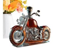 Decantador de Whiskey con Forma de Motocicleta,Vidrio de Reutilizable con Diseño de Motocicleta - Botellas de Vino | Para Navidad Cumpleaños Regalo Hombre Mujer Adultos Licor Coctel