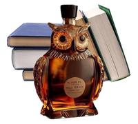 Decantador de whisky - 250ml Buho en forma de contenedor de bebidas | Whisky Glass Decantador para papá, Novio, Grandfather, Tío, Hombres, Padre, Marido, Restaurante de Bodas de Navidad Familiar